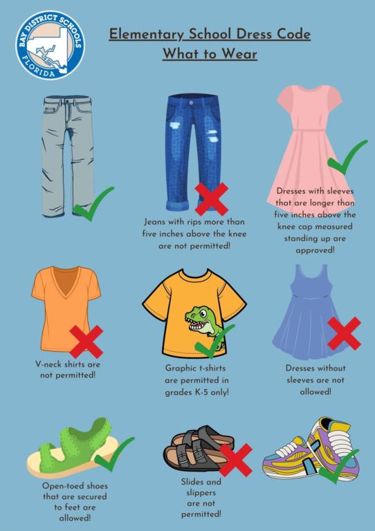 dress code clothing for schools